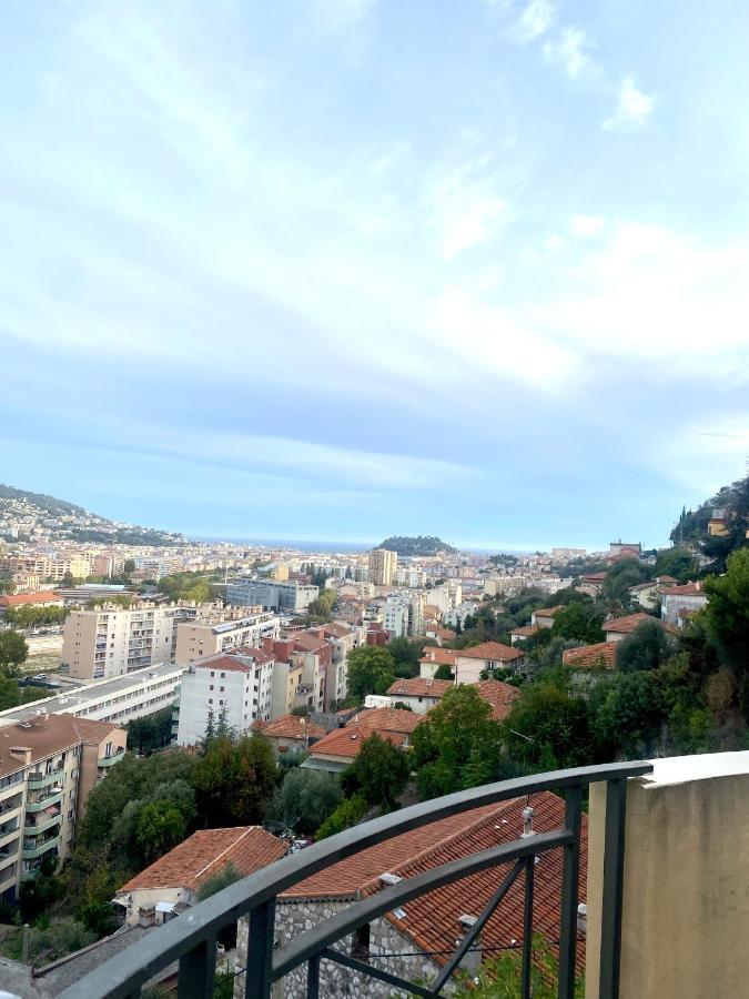 Appartement 02 Vue Panoramique -Wifi- Parking Prive -Nice Buitenkant foto